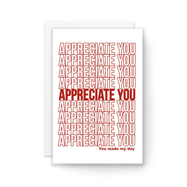 "Appreciate You" | Greeting Card