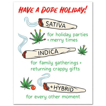 “Have a Dope Holiday” Holiday Card