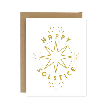 "Happy Solstice" | Greeting Card